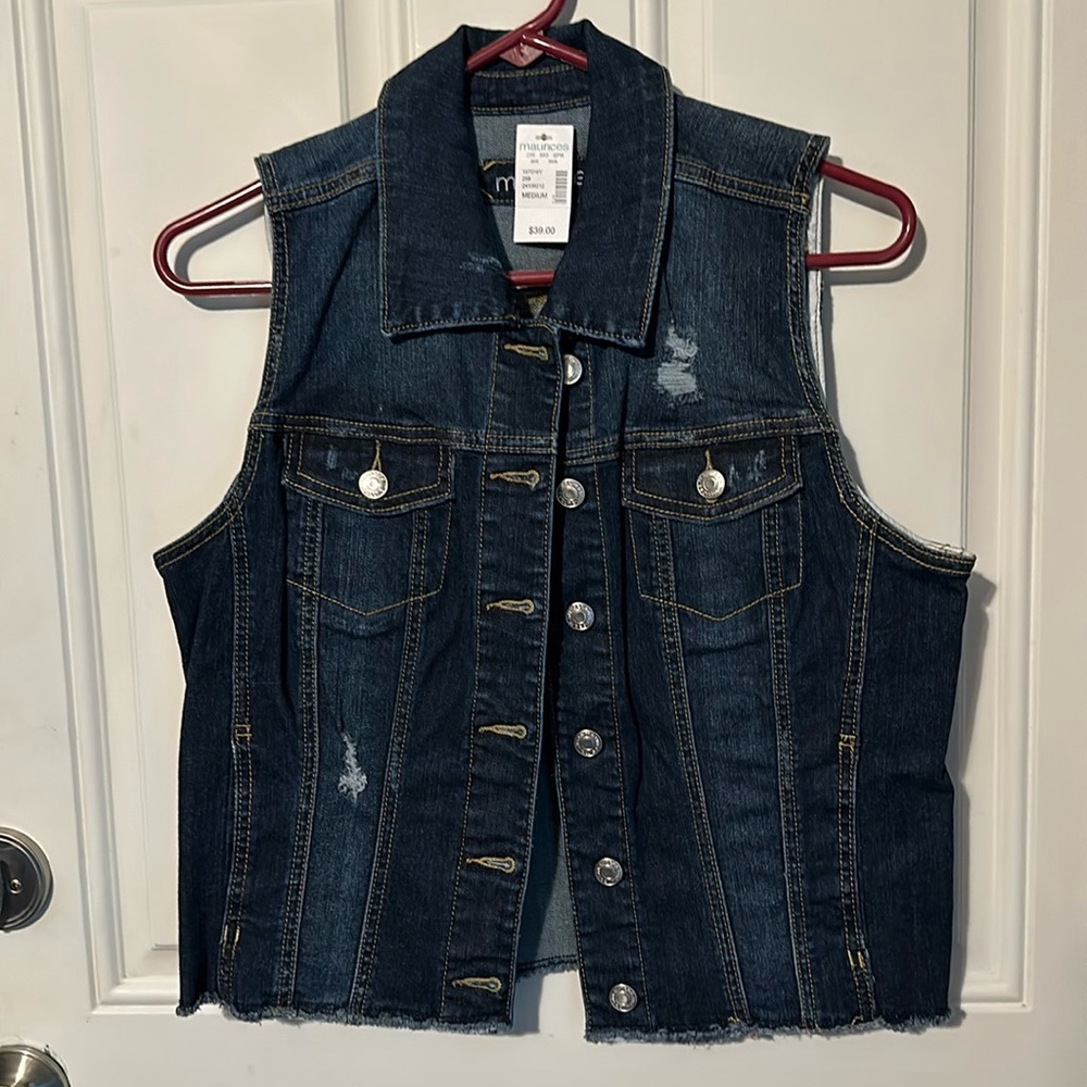 Maurices denim vest